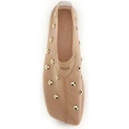 Multicolor Polyamide Ballet Flats