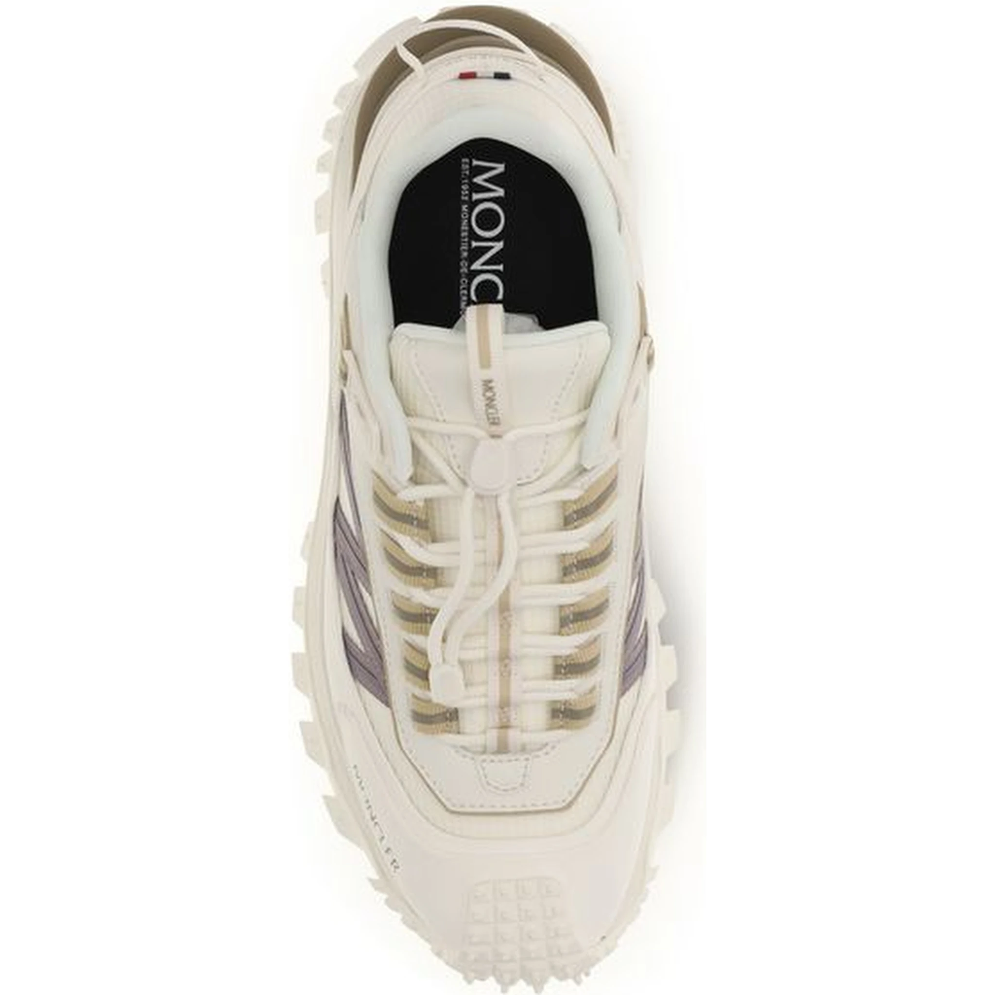 White Calf Leather Bos Taurus Athletic Sneakers