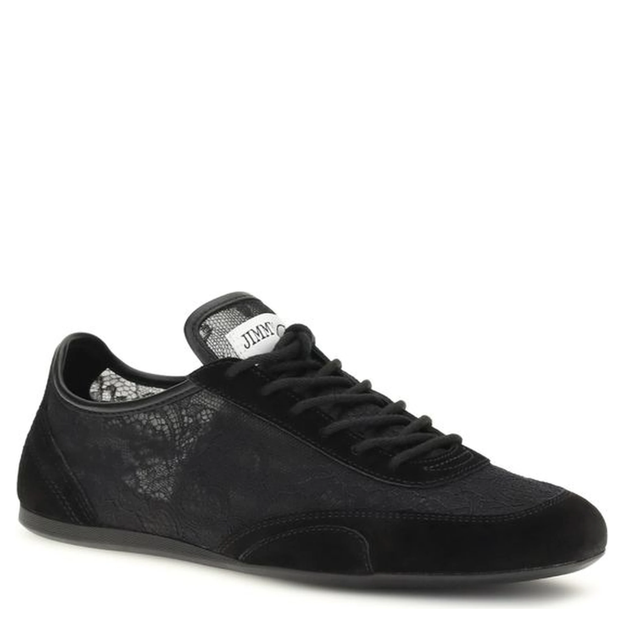 Black Calf Leather Bos Taurus Athletic Sneakers