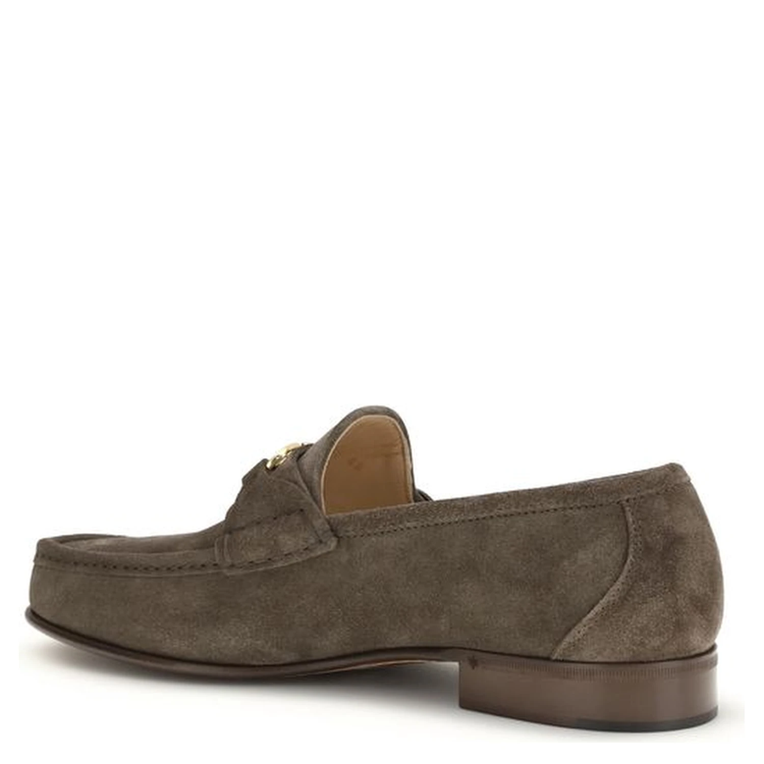 Brown Calf Leather Bos Taurus Slip-On Loafers
