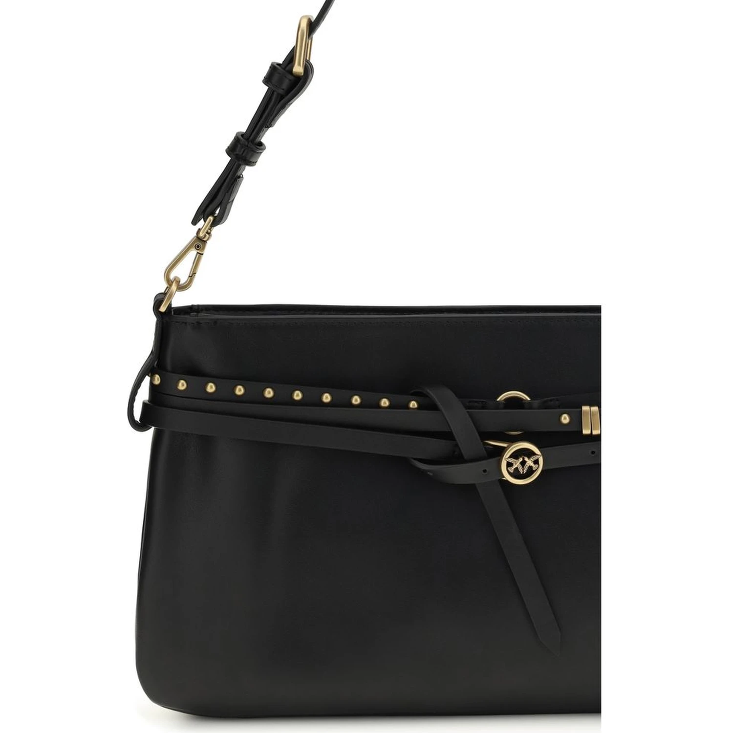 Black Calf Leather Bos Taurus Shoulder Bag