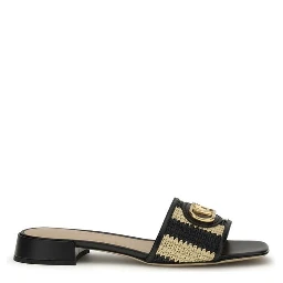 صندل بوس توروس متعدد الألوان من جلد العجل