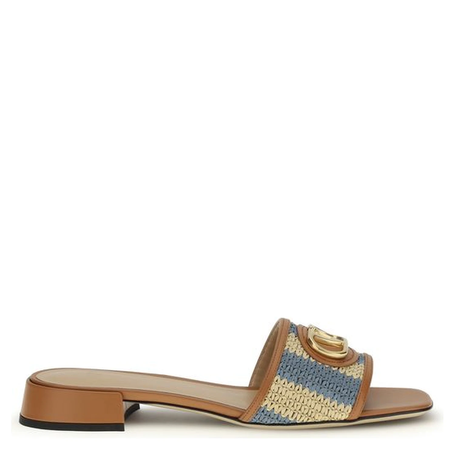 Multicolor Calf Leather Bos Taurus Sandals