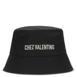 Black Cotton Bucket Hat