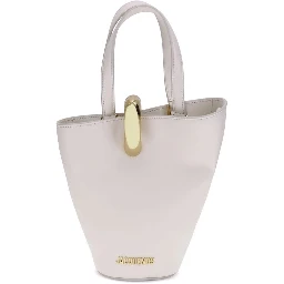 حقيبة كتف بوس توروس من جلد العجل البيج