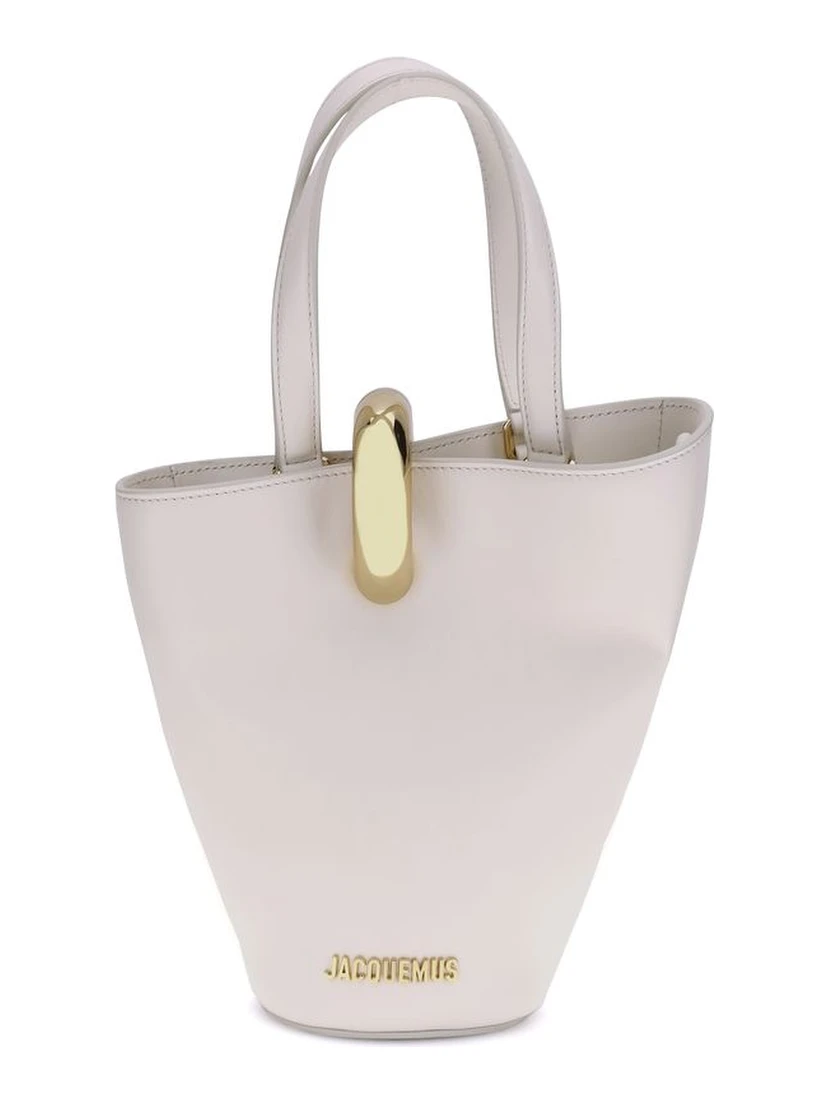 حقيبة كتف بوس توروس من جلد العجل البيج