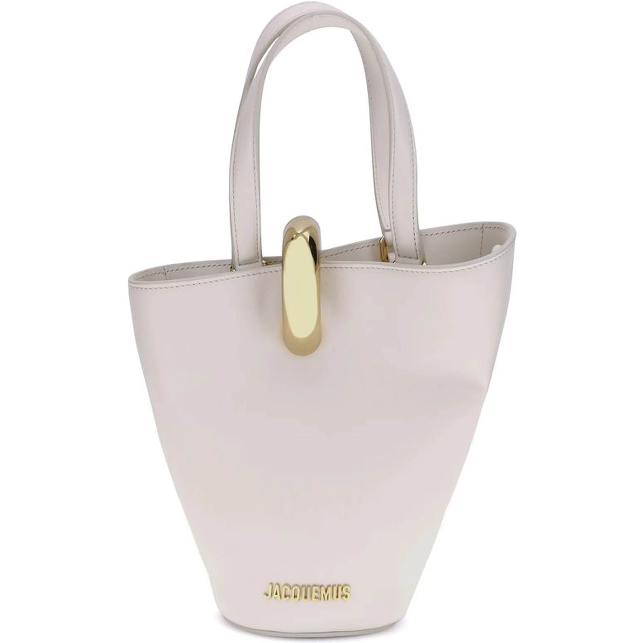 حقيبة كتف بوس توروس من جلد العجل البيج