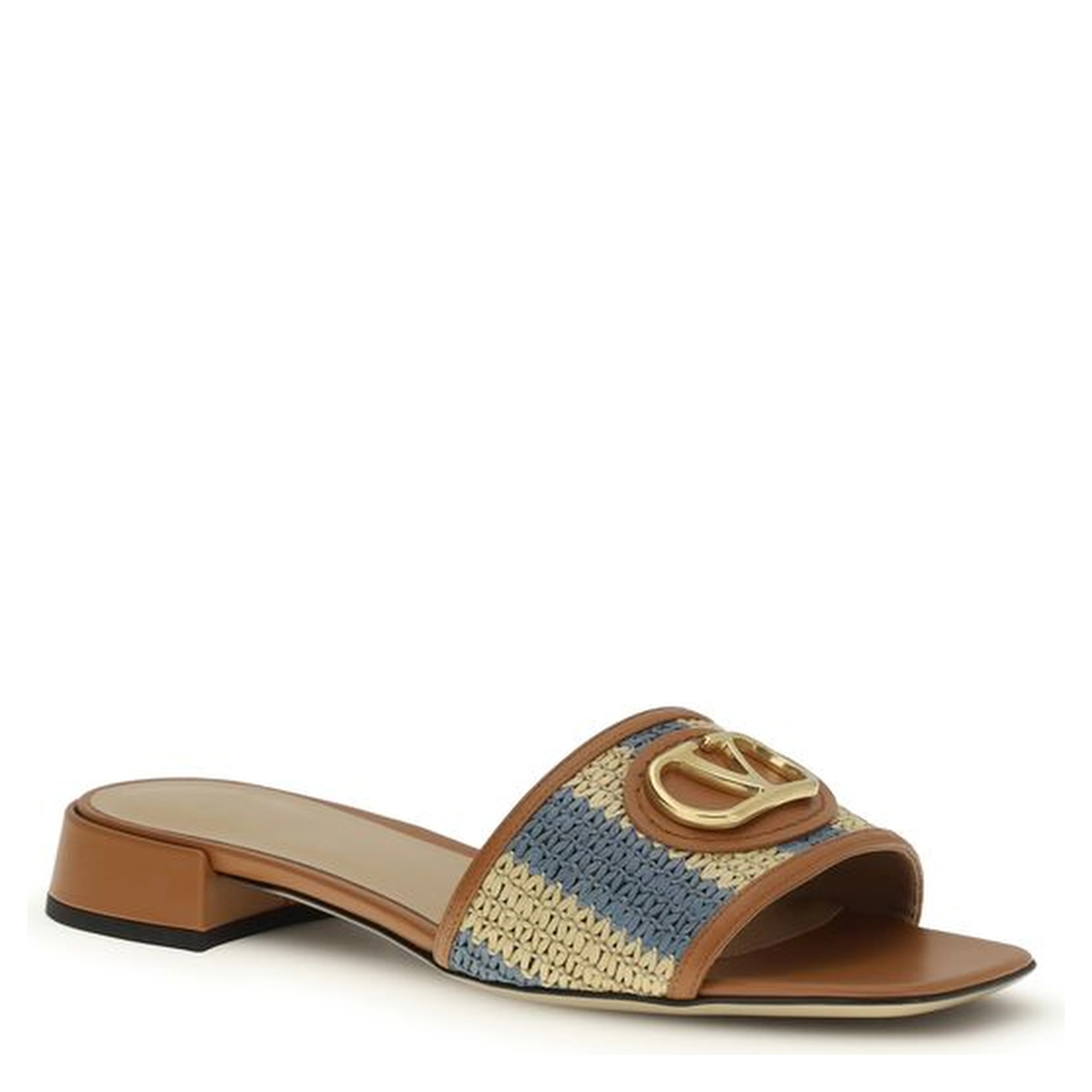 Multicolor Calf Leather Bos Taurus Sandals