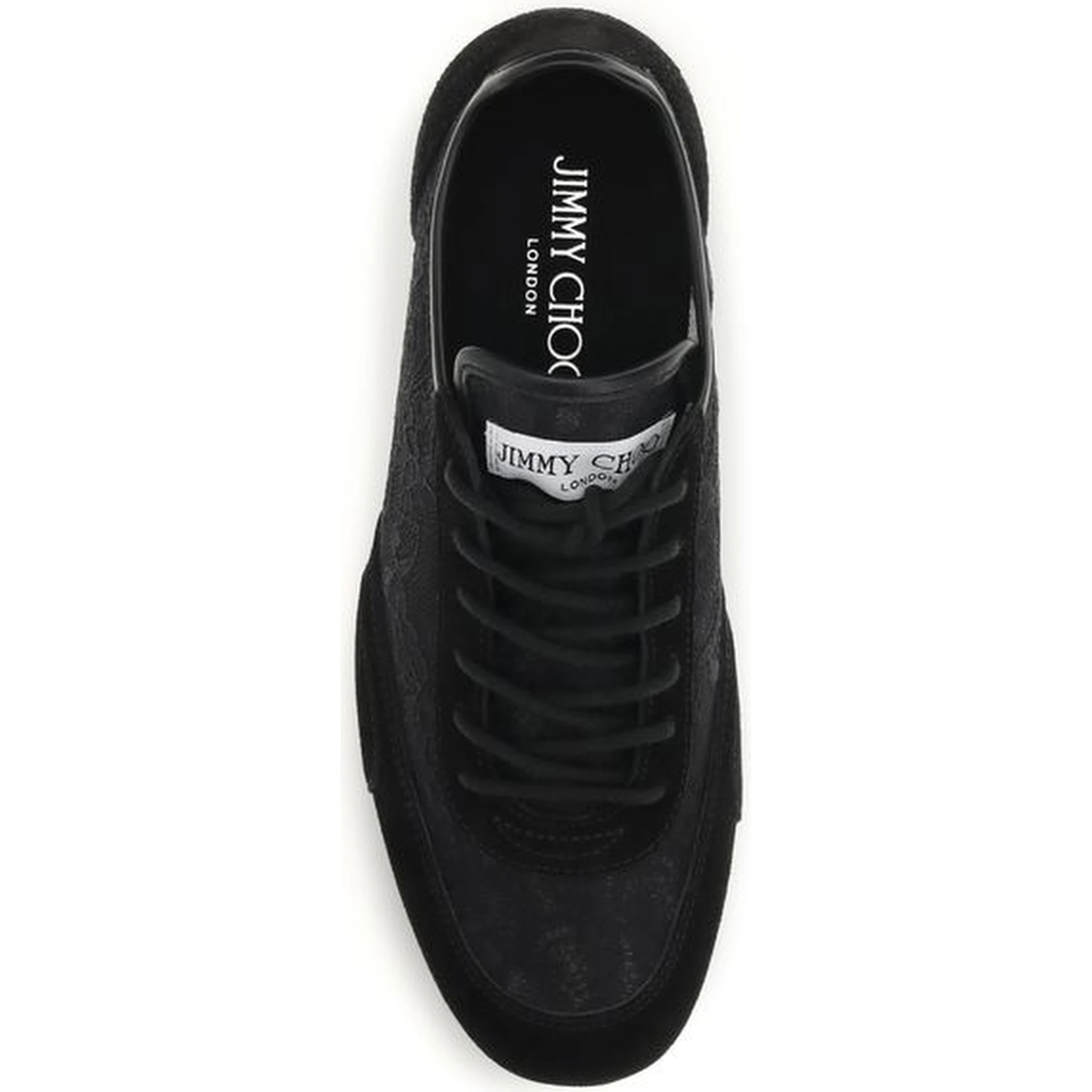 Black Calf Leather Bos Taurus Athletic Sneakers