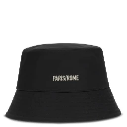 Black Cotton Bucket Hat