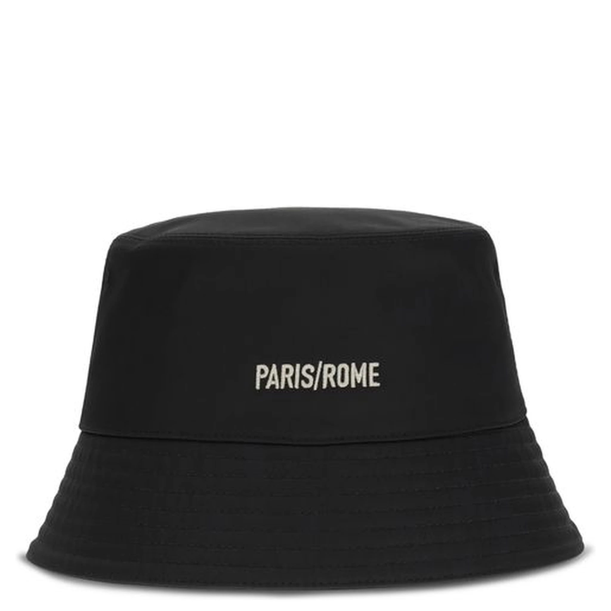 Black Cotton Bucket Hat