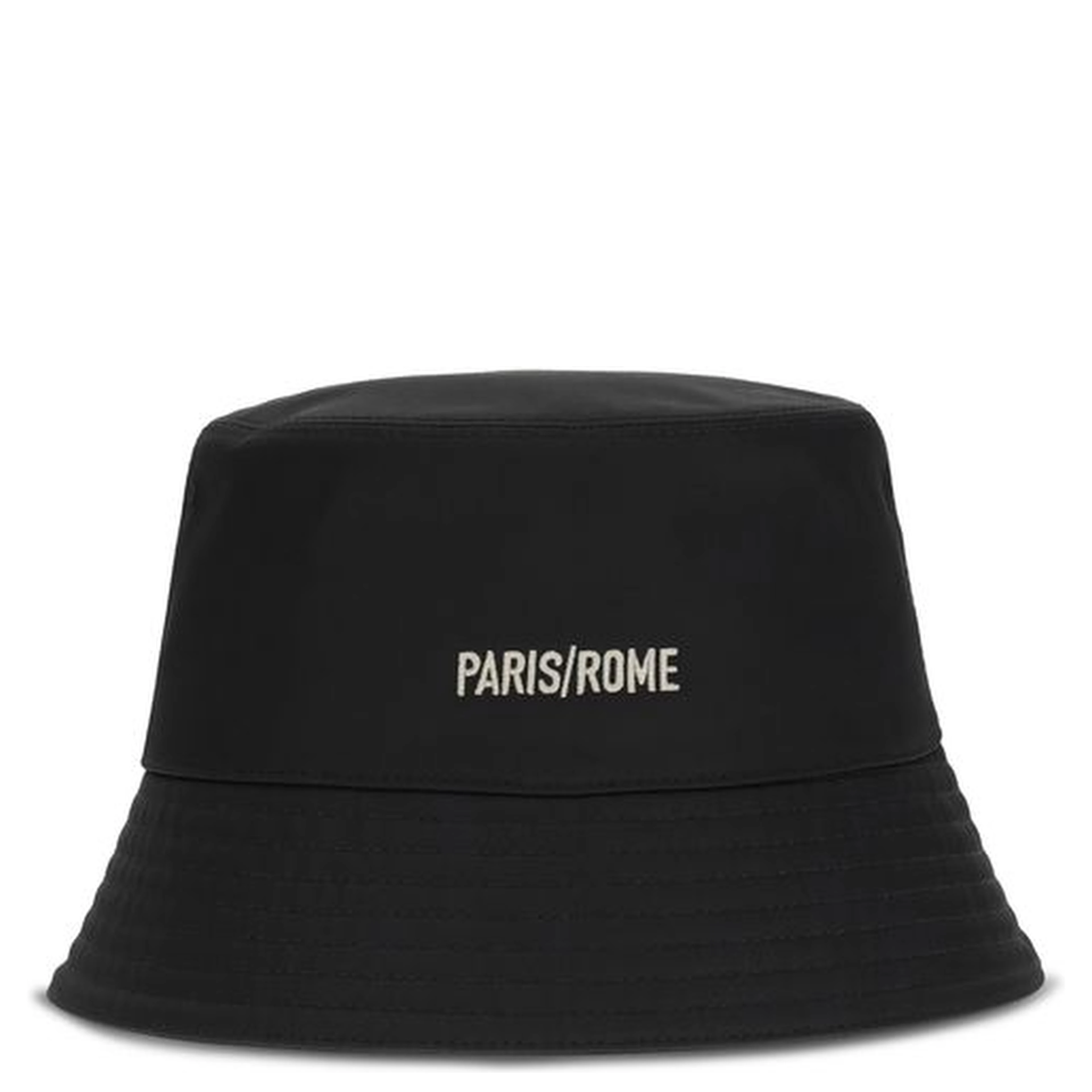 Black Cotton Bucket Hat