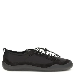 Black Calf Leather Bos Taurus Athletic Sneakers