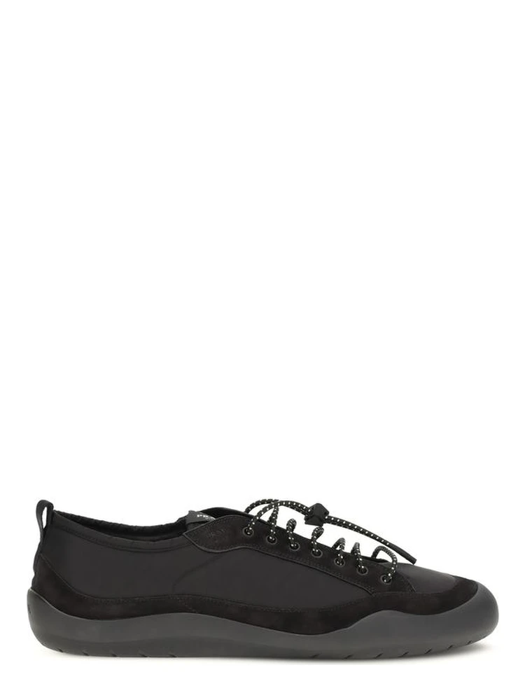Black Calf Leather Bos Taurus Athletic Sneakers