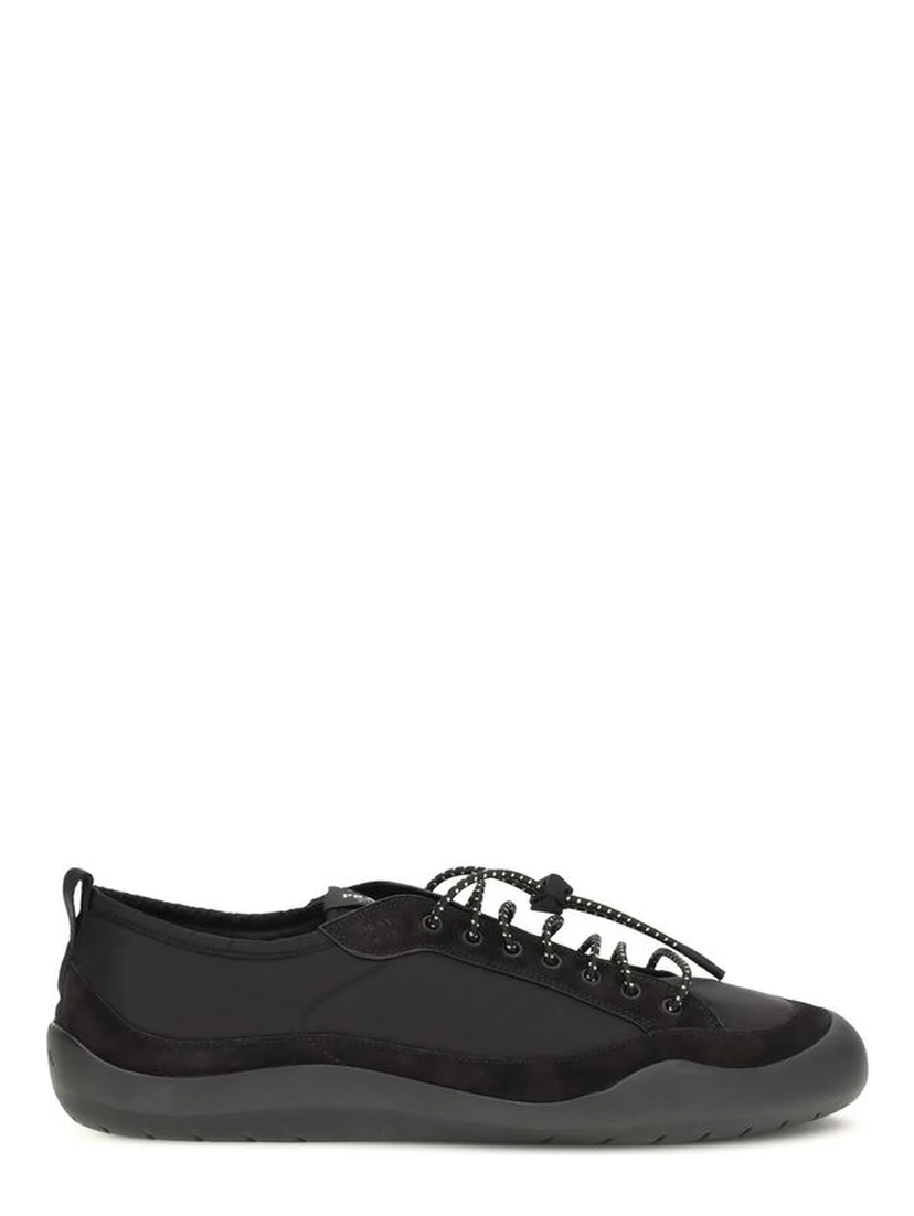 Black Calf Leather Bos Taurus Athletic Sneakers