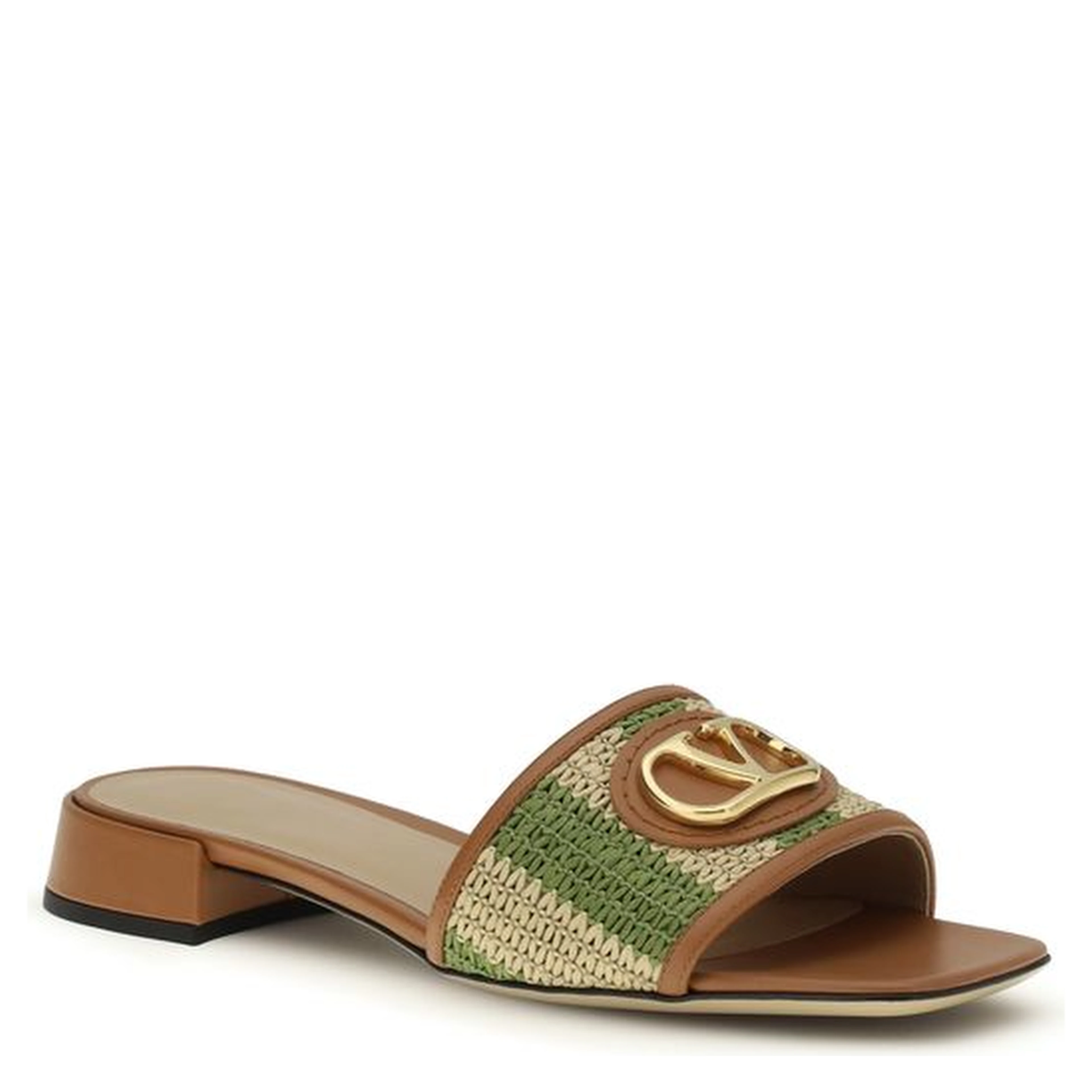 Multicolor Calf Leather Bos Taurus Sandals