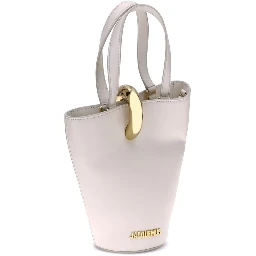 حقيبة كتف بوس توروس من جلد العجل البيج