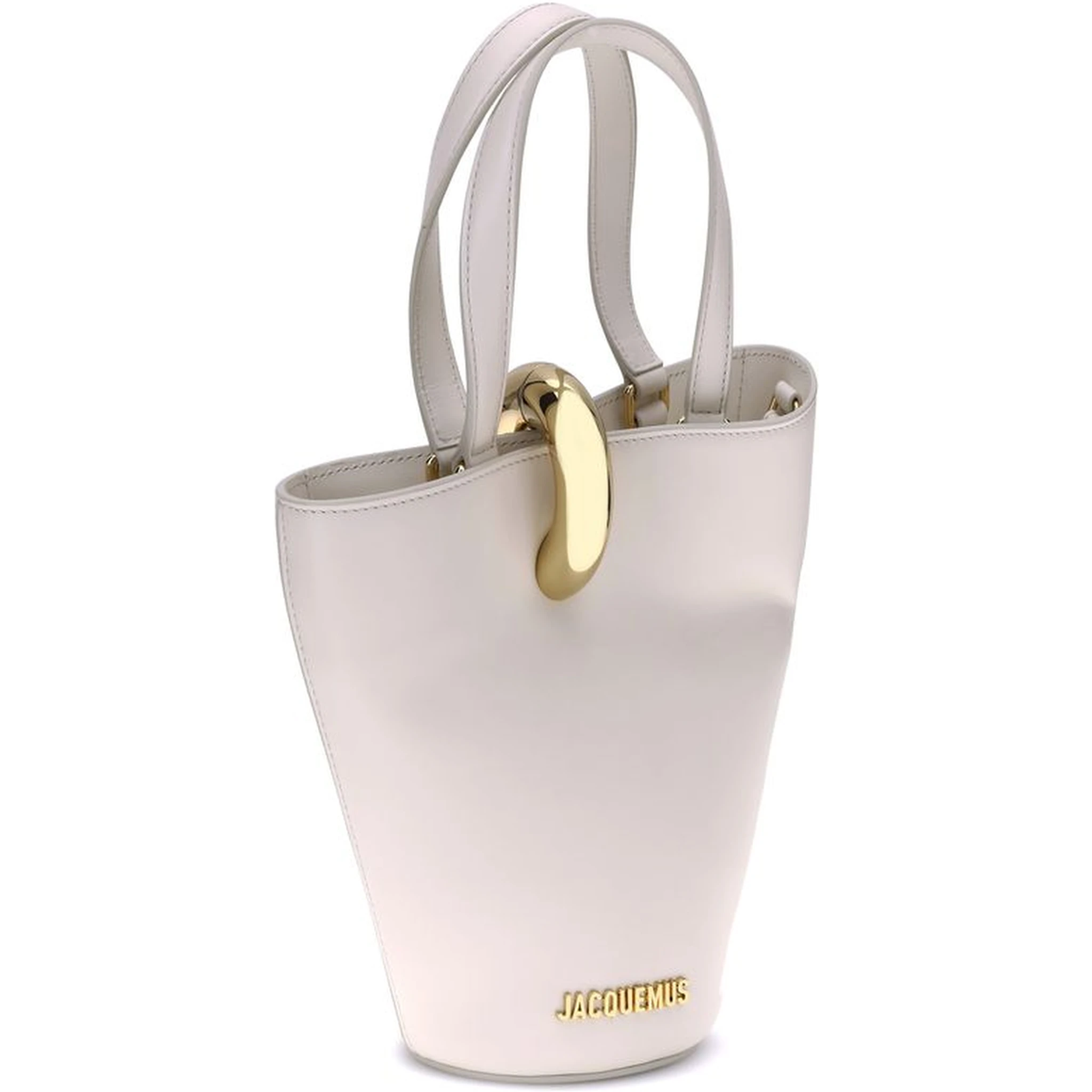 حقيبة كتف بوس توروس من جلد العجل البيج