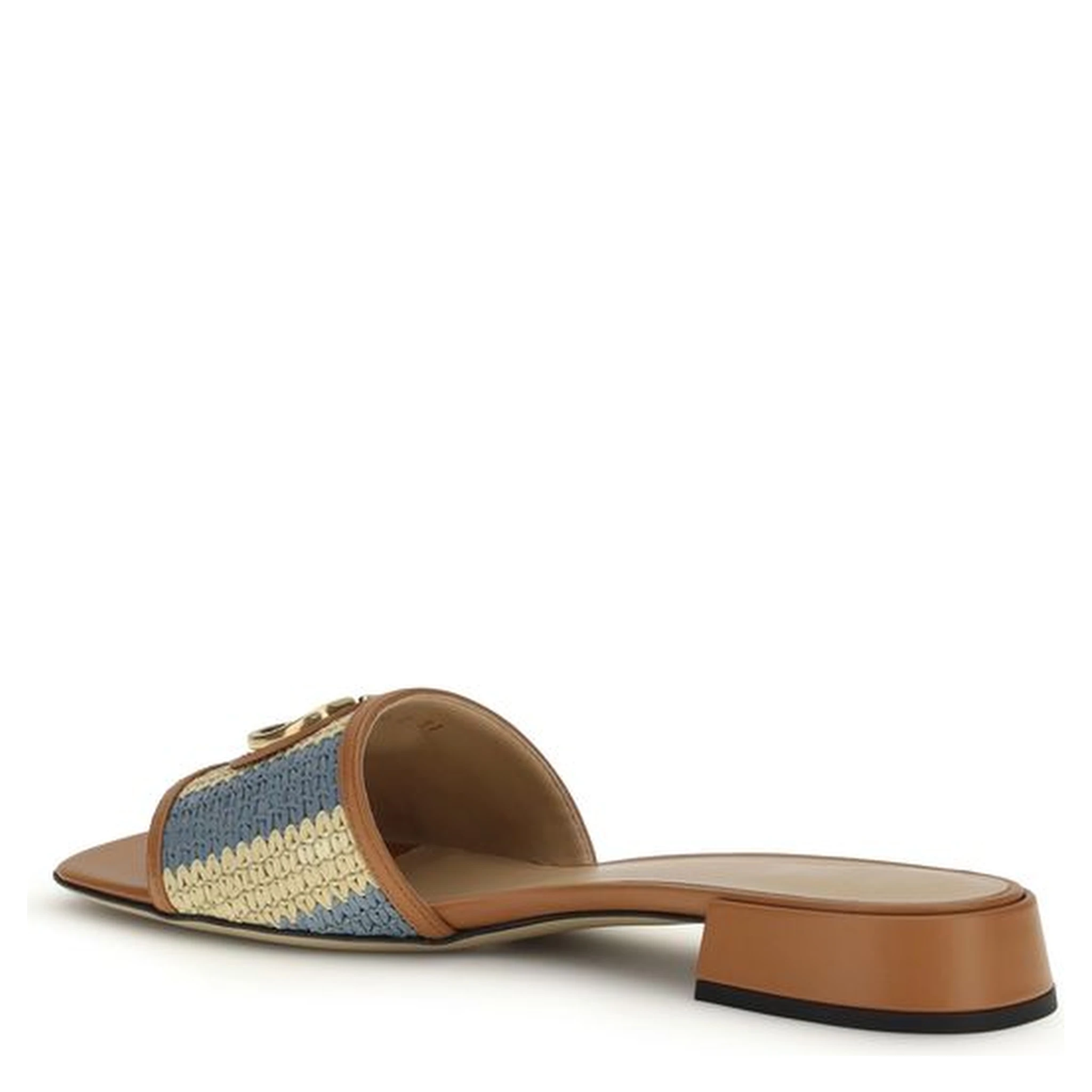 صندل بوس توروس متعدد الألوان من جلد العجل