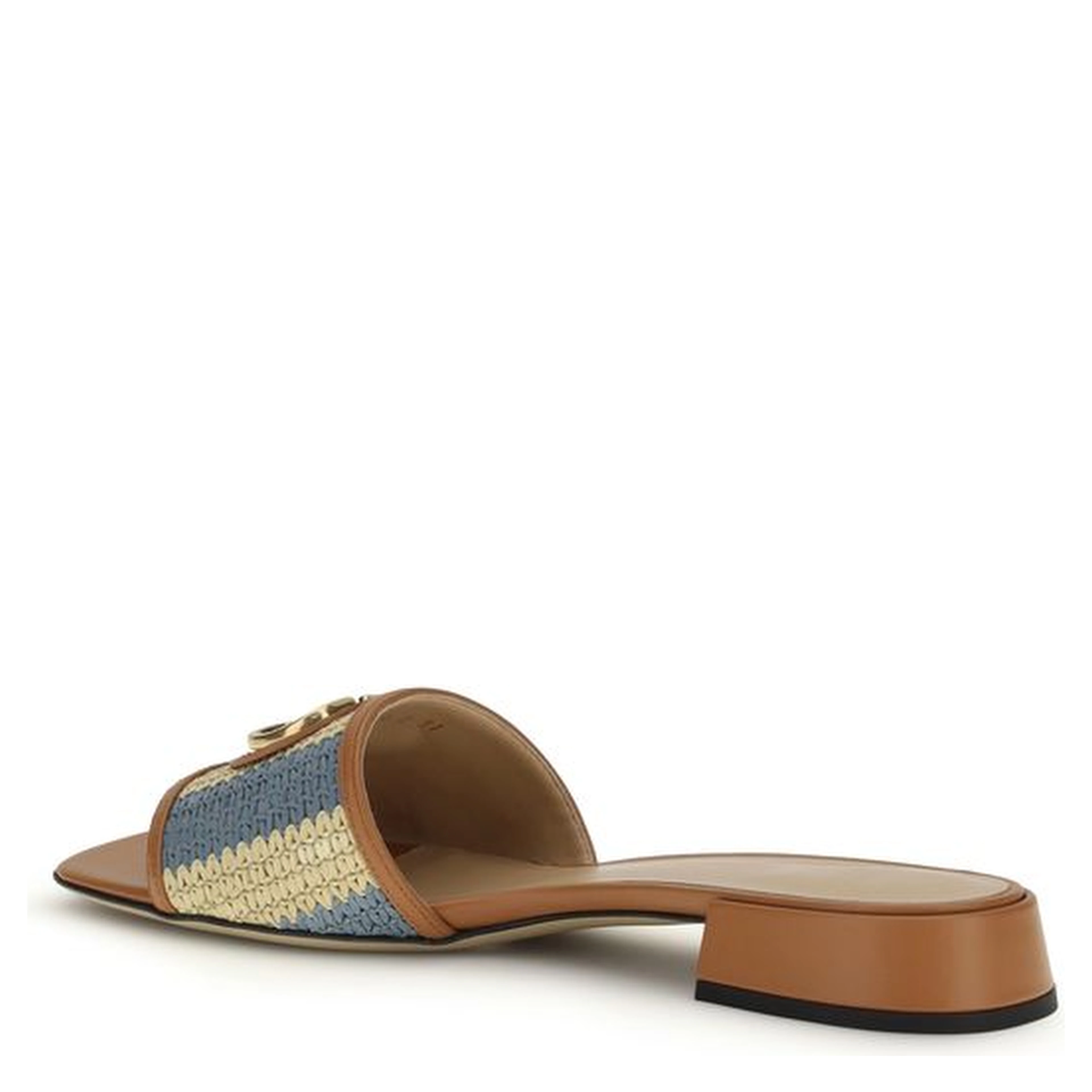 Multicolor Calf Leather Bos Taurus Sandals