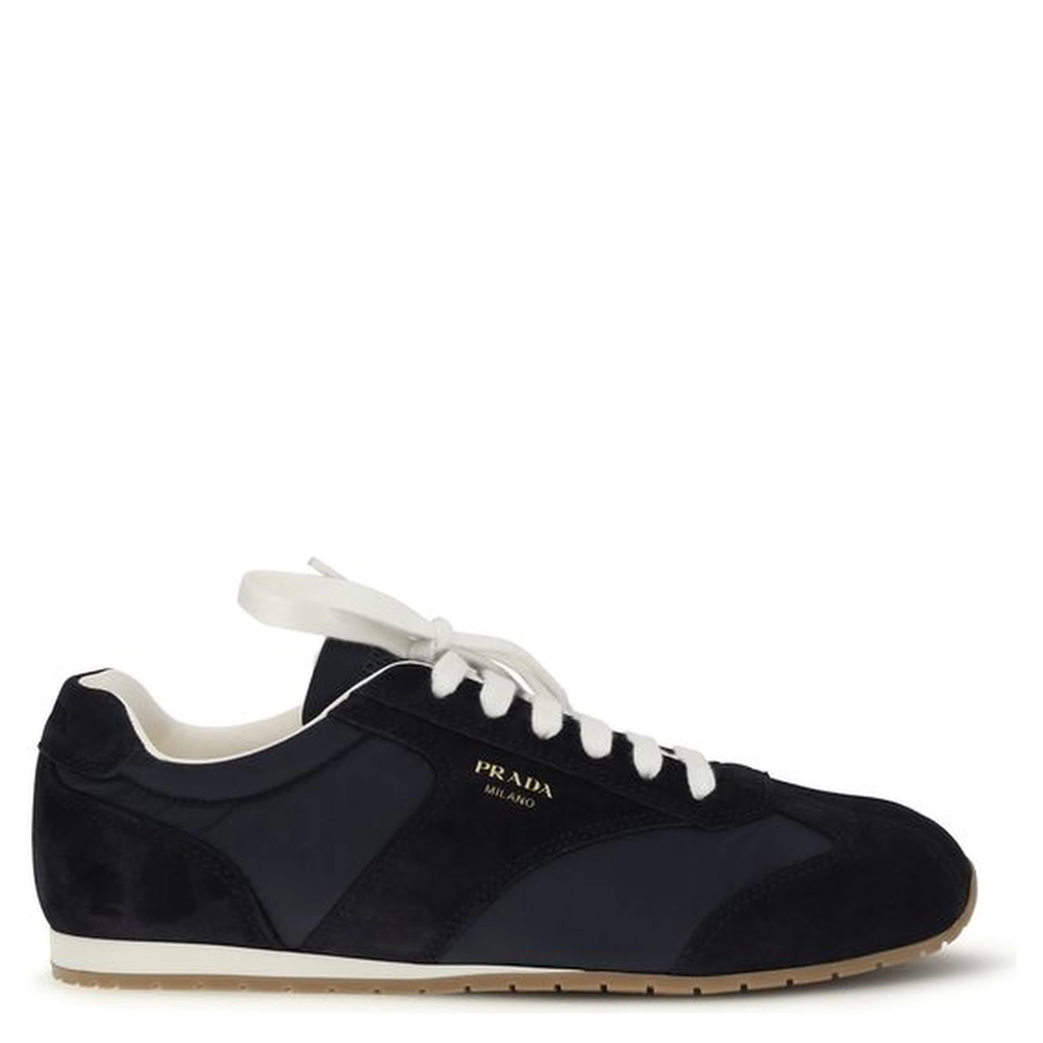 Blue Calf Leather Bos Taurus Low Top Sneakers