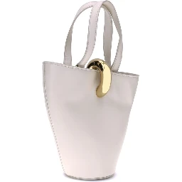 حقيبة كتف بوس توروس من جلد العجل البيج