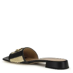 صندل بوس توروس متعدد الألوان من جلد العجل