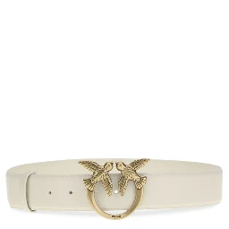 حزام بوس توروس العادي من جلد العجل الأبيض