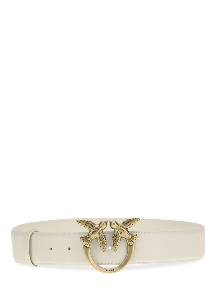 حزام بوس توروس العادي من جلد العجل الأبيض alternative