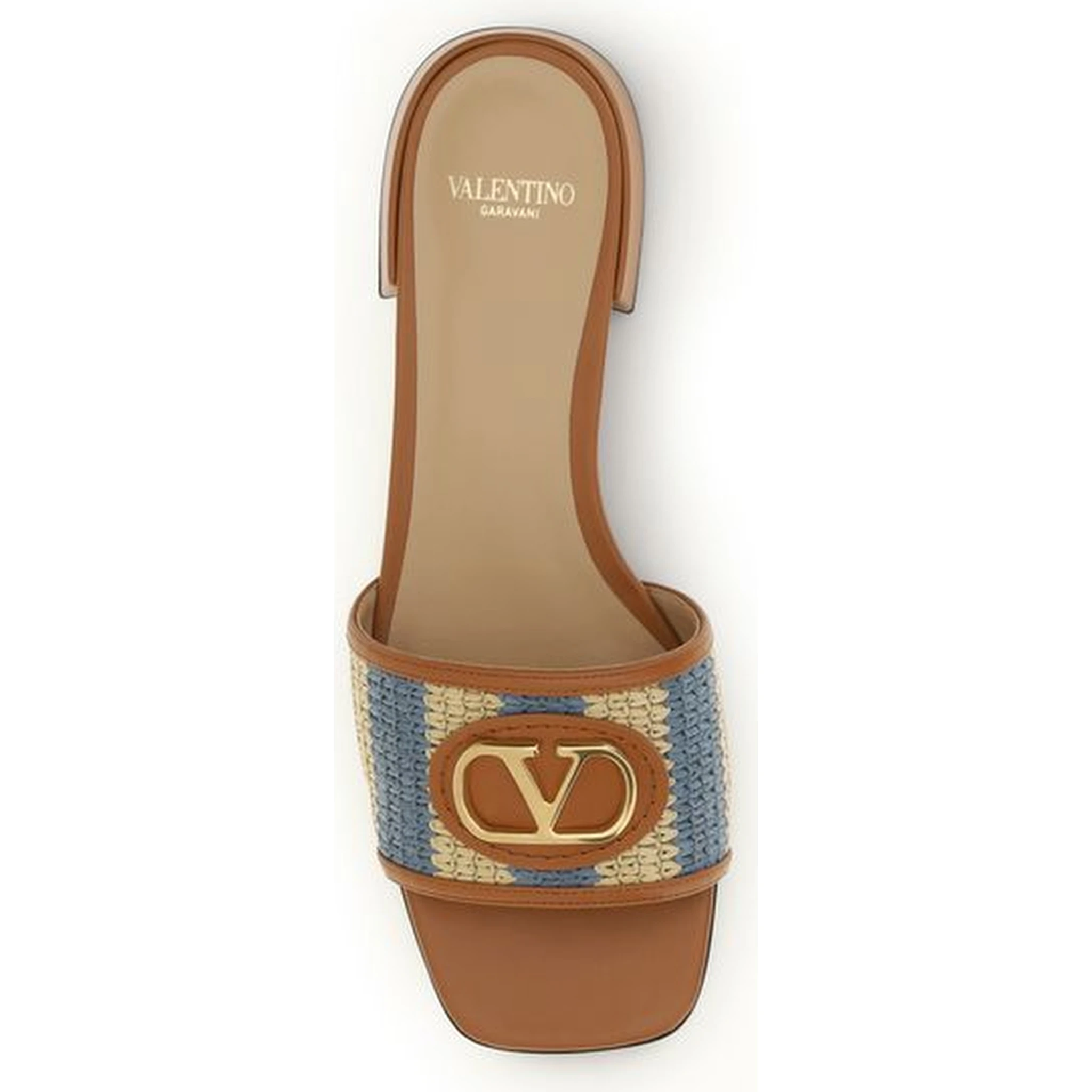 صندل بوس توروس متعدد الألوان من جلد العجل