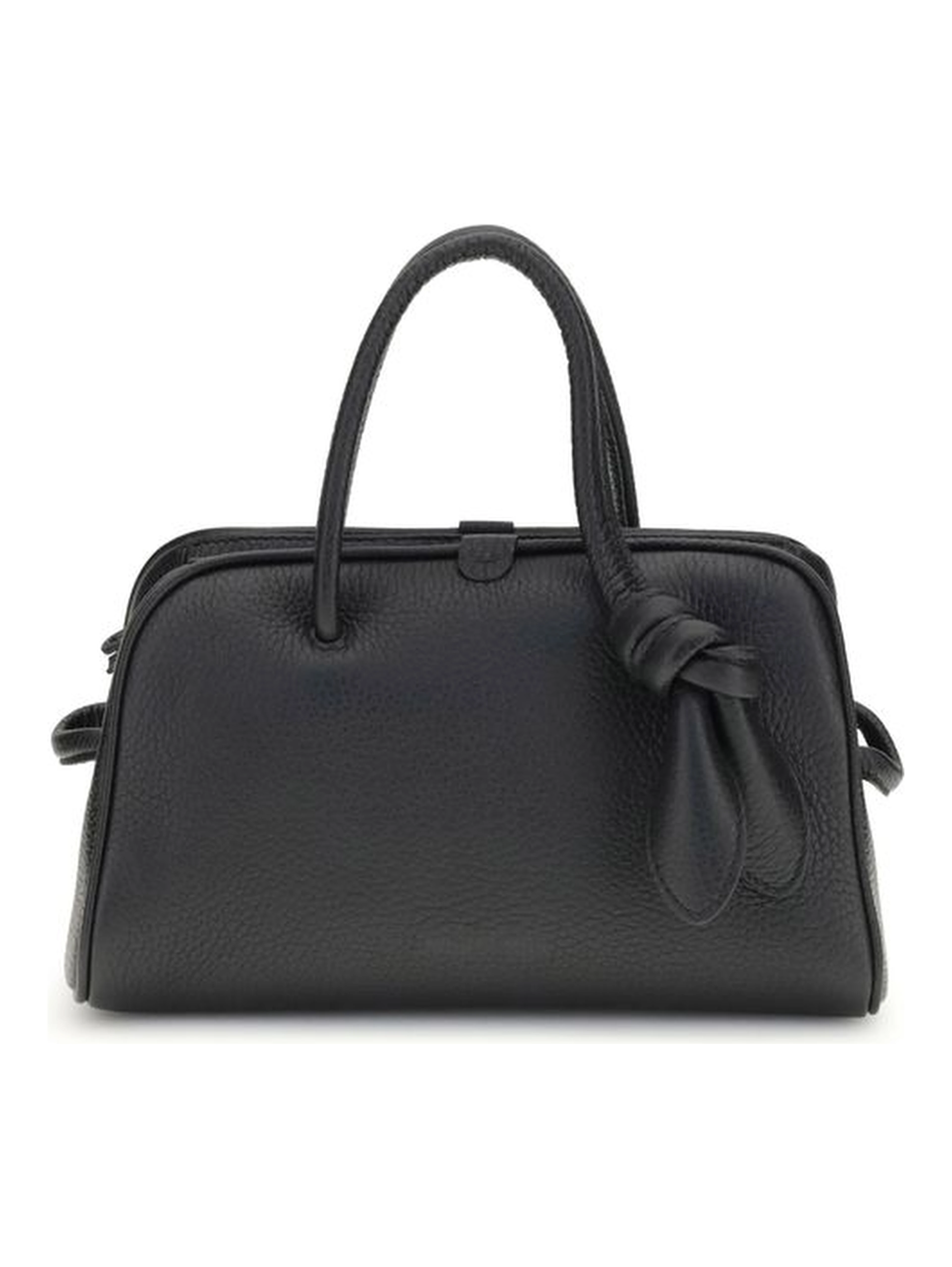 Black Calf Leather Bos Taurus Handbag