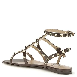 صندل بوس توروس ذو حزام من جلد العجل البني