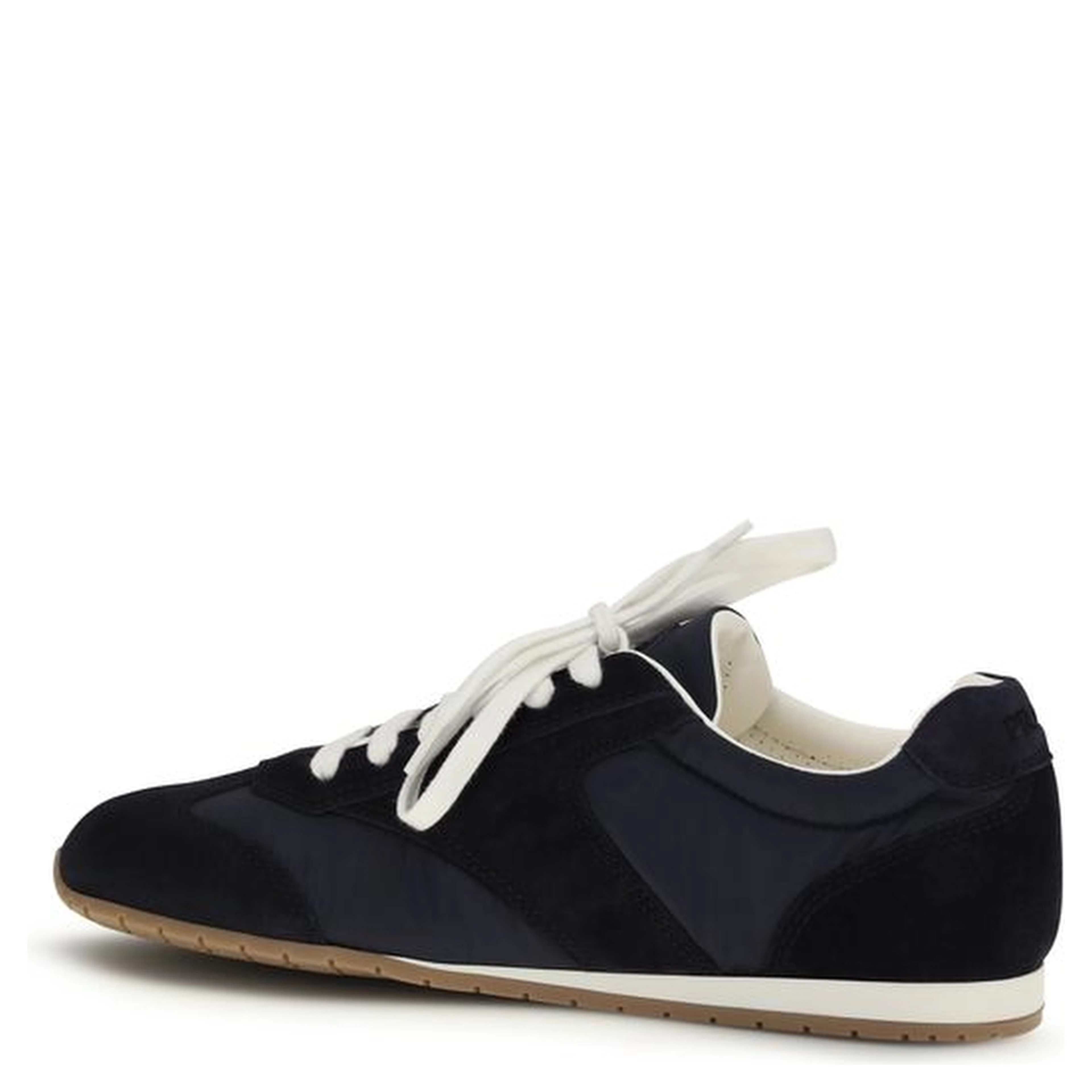 Blue Calf Leather Bos Taurus Low Top Sneakers