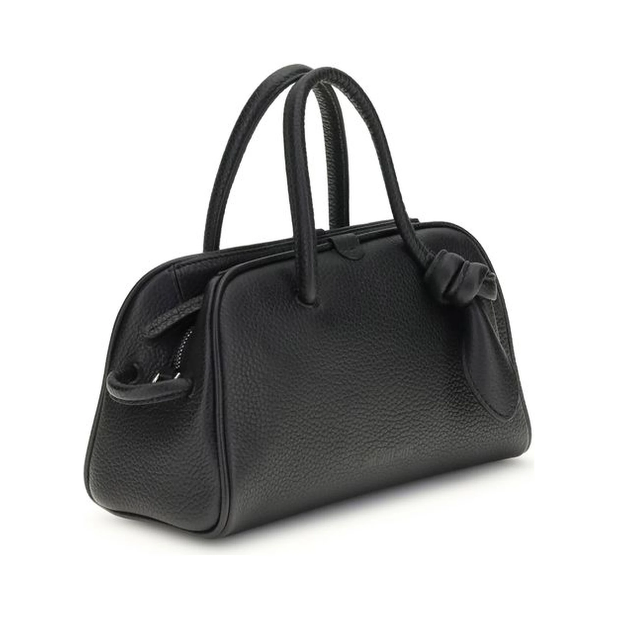 Black Calf Leather Bos Taurus Handbag