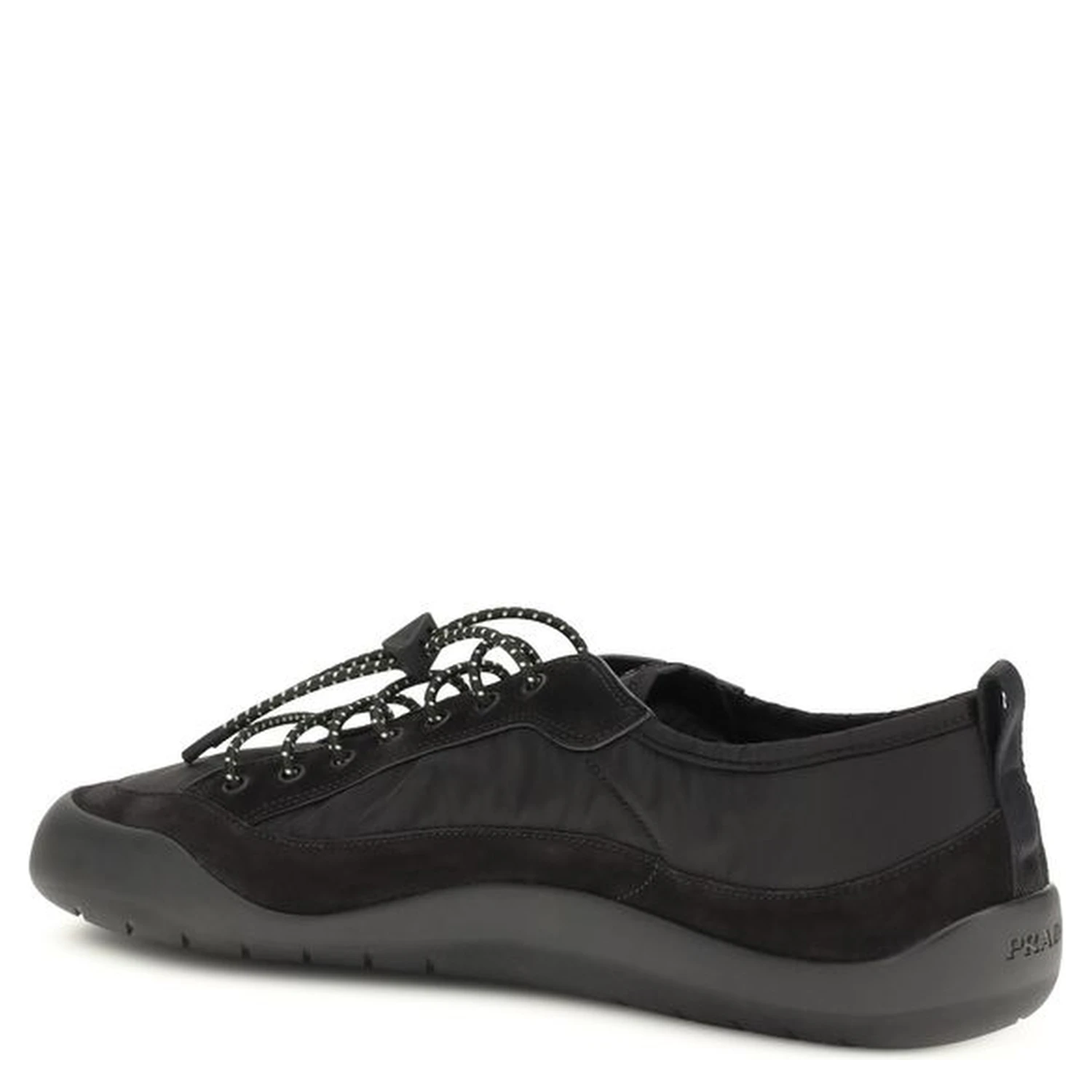 Black Calf Leather Bos Taurus Athletic Sneakers