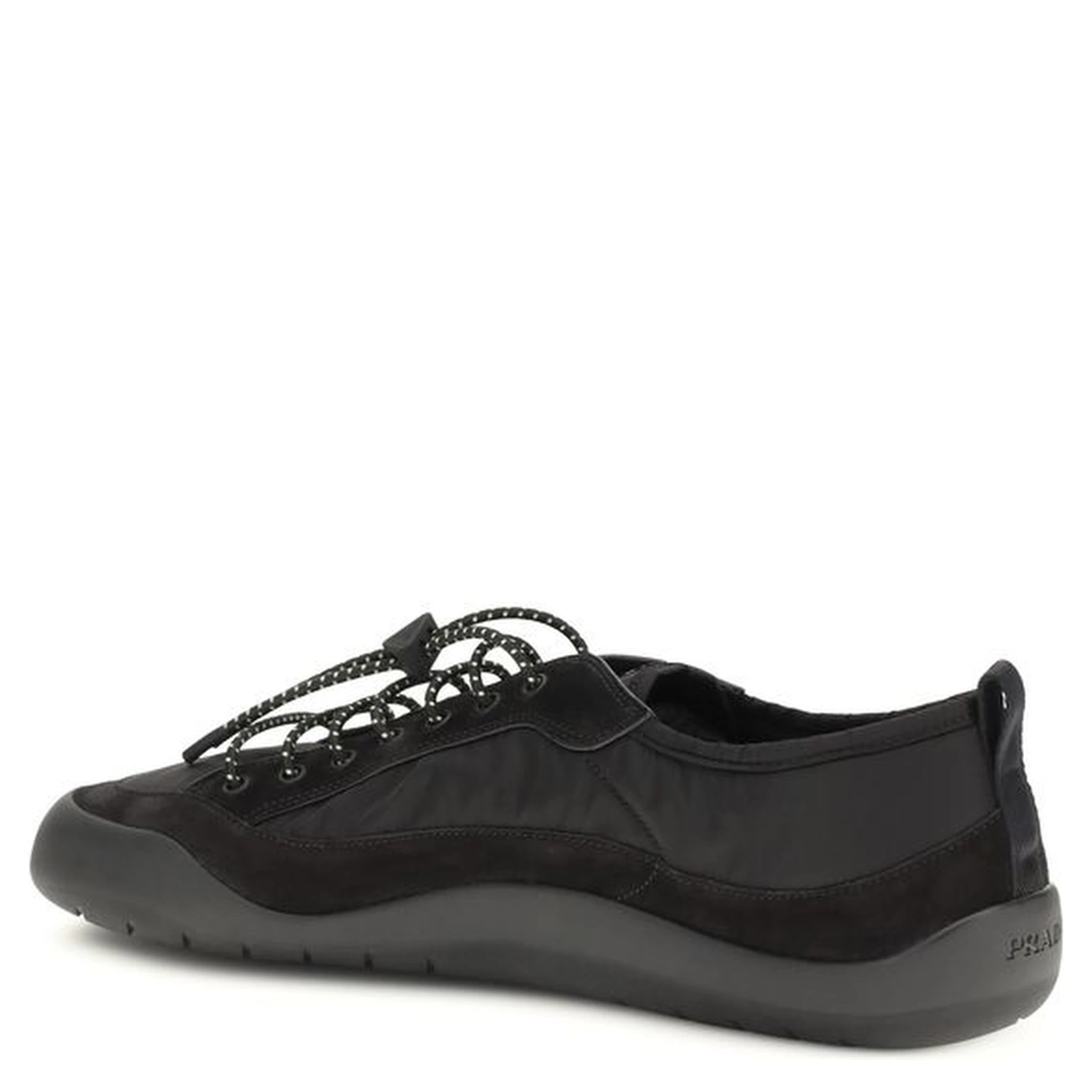 Black Calf Leather Bos Taurus Athletic Sneakers