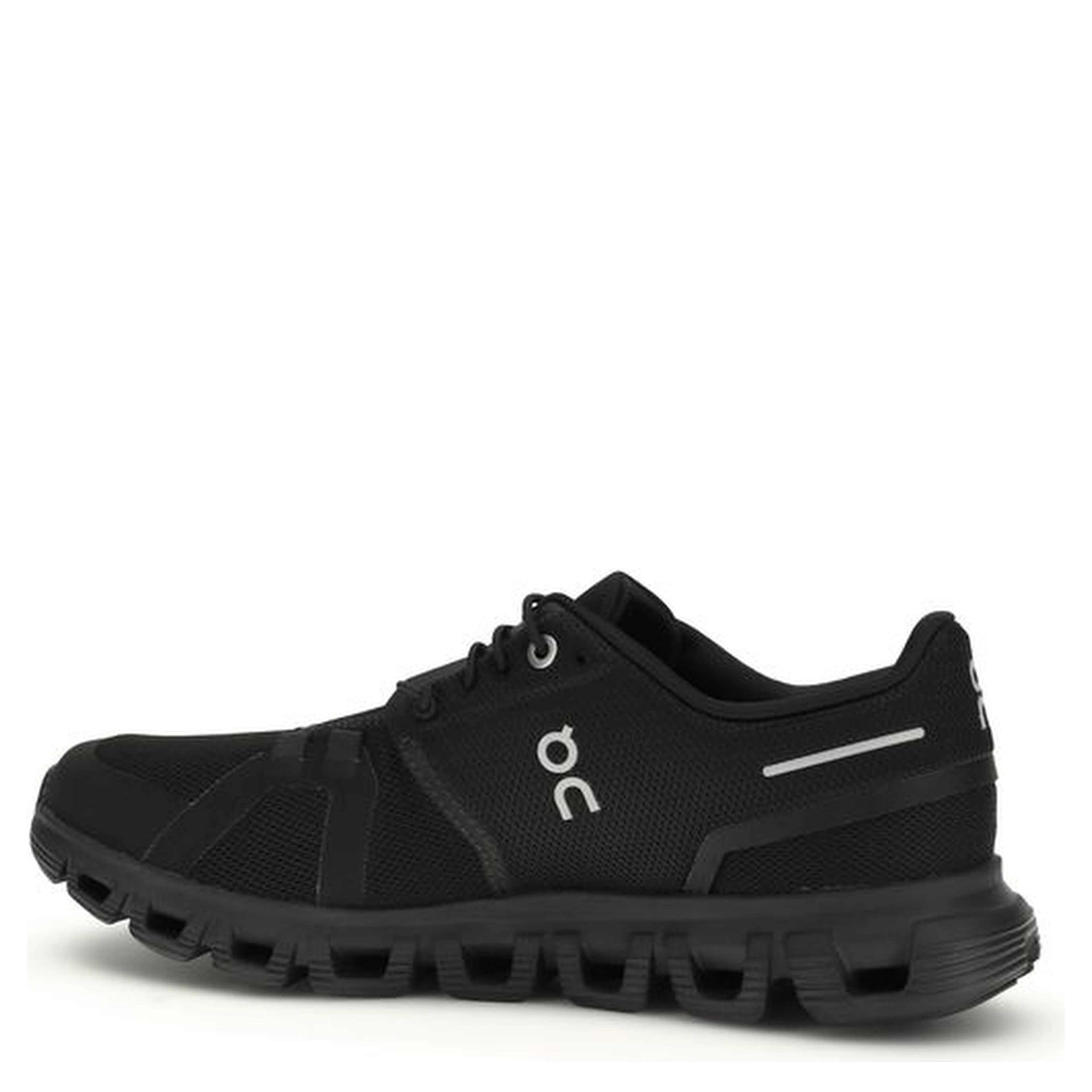 Black Recycled Polyester Athletic Sneakers