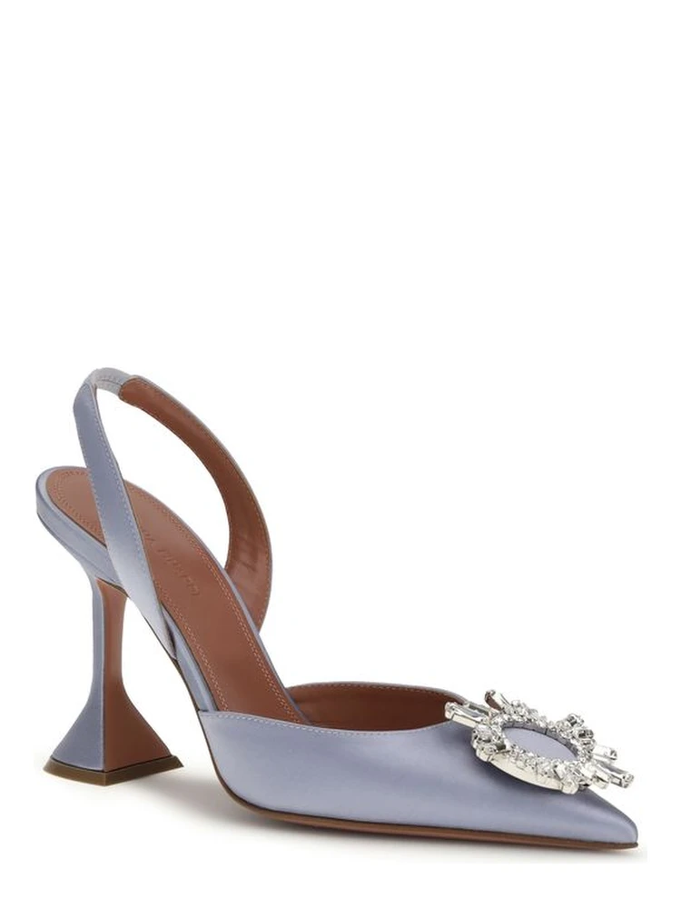 Purple Silk High Heel Pumps alternative