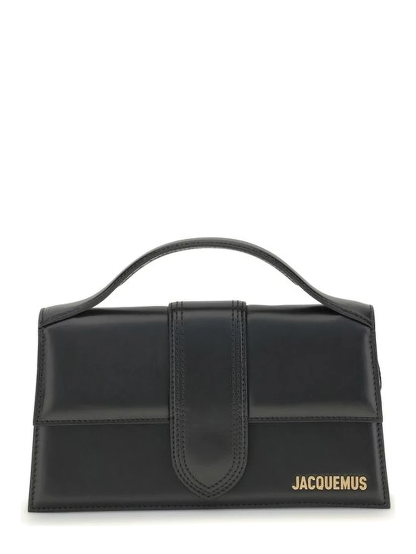 Black Calf Leather Bos Taurus Handbag