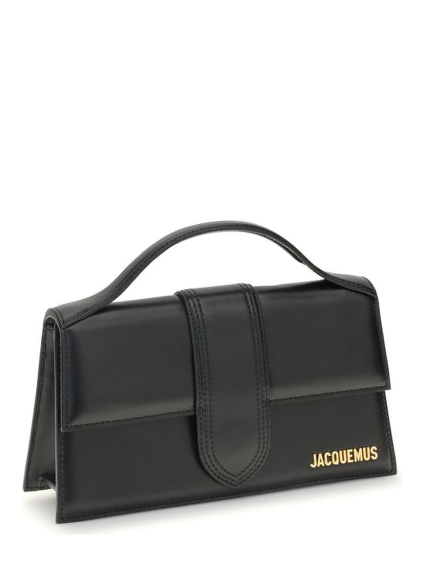 Black Calf Leather Bos Taurus Handbag