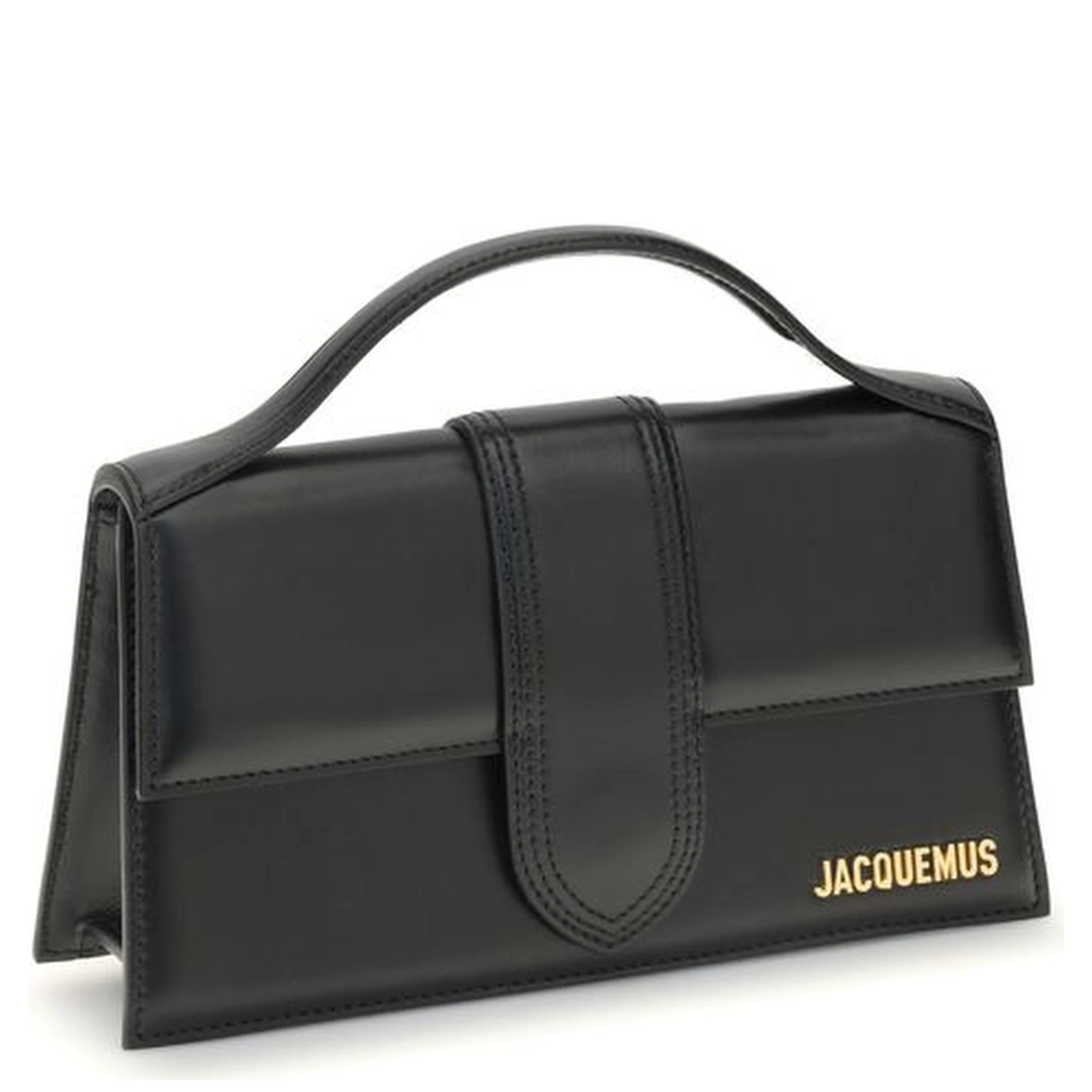 Black Calf Leather Bos Taurus Handbag