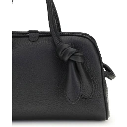 Black Calf Leather Bos Taurus Handbag