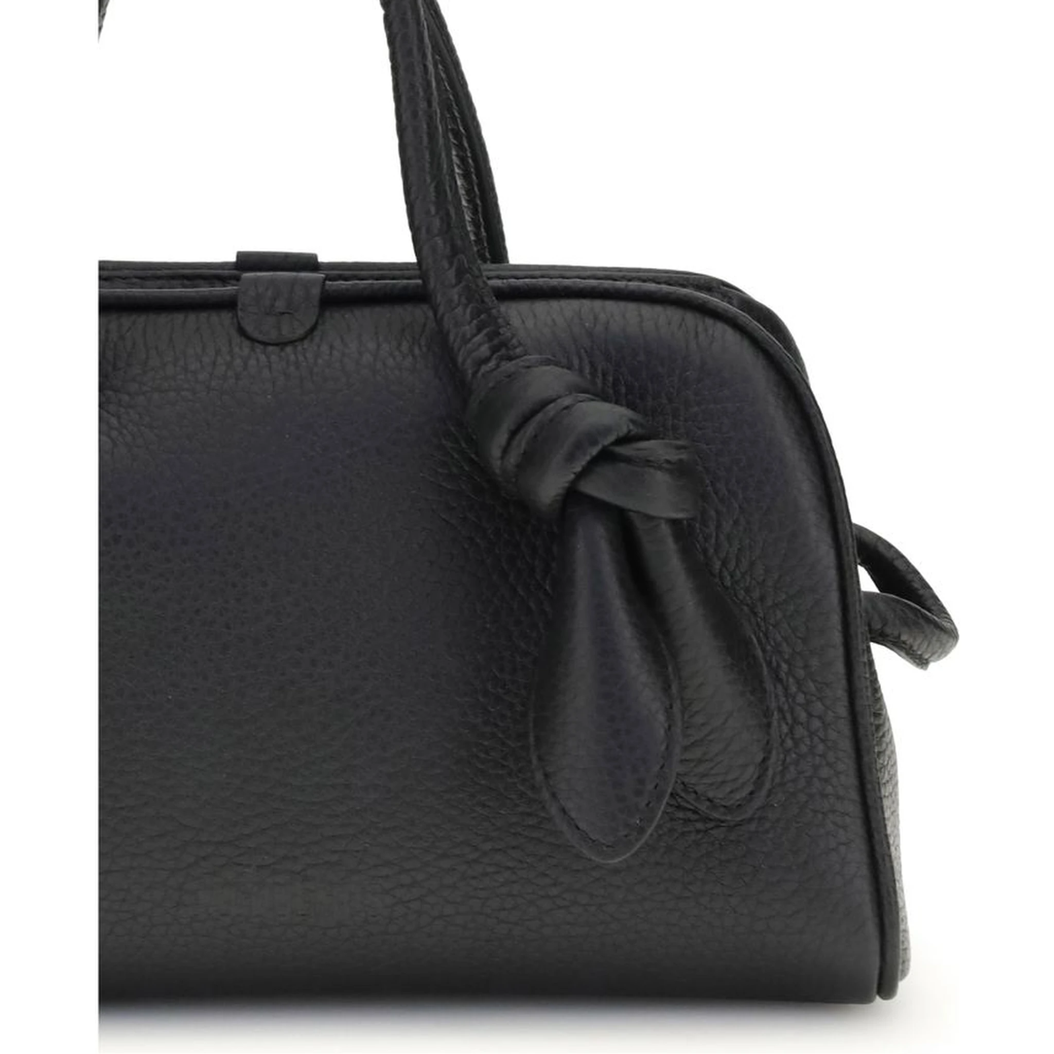 Black Calf Leather Bos Taurus Handbag