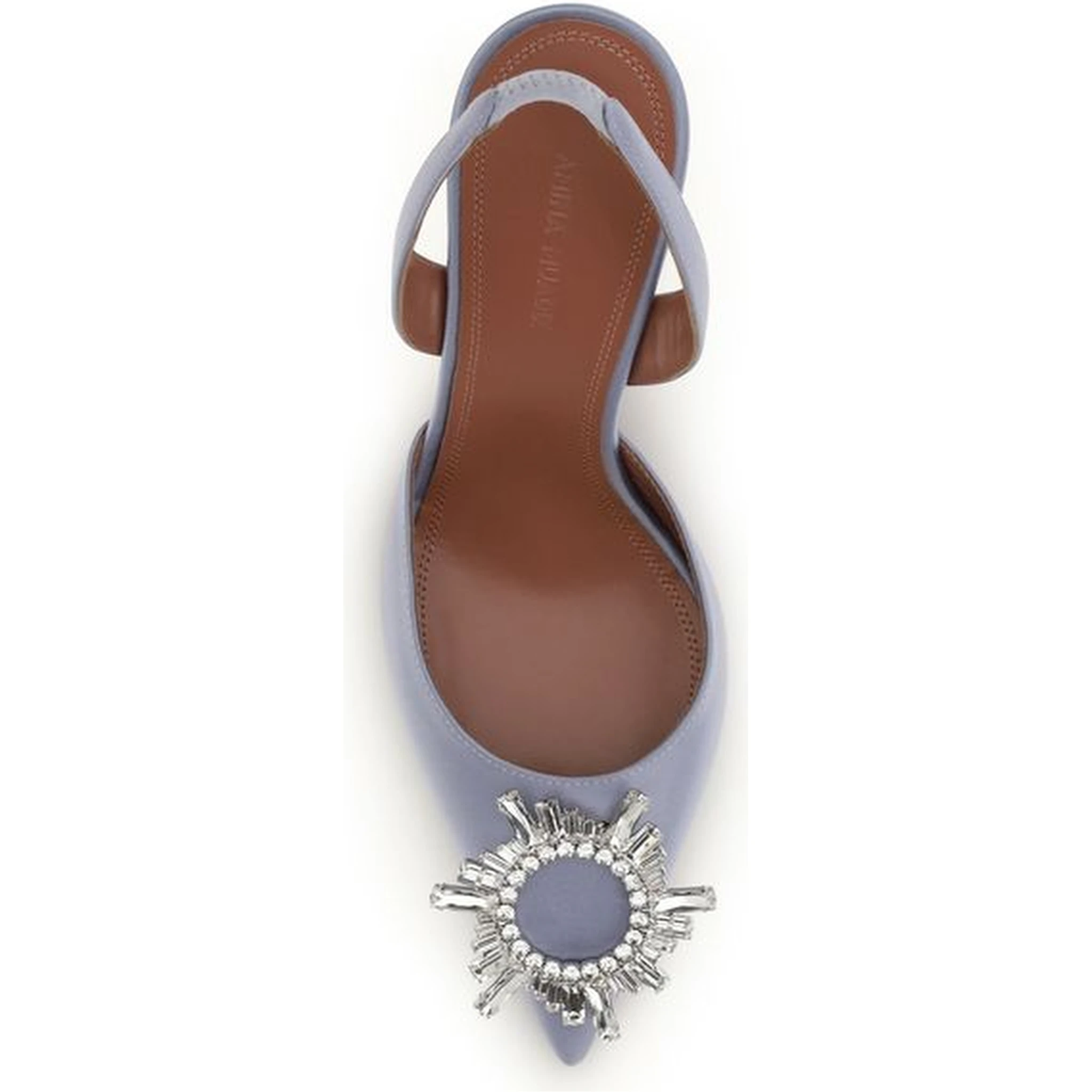 Purple Silk High Heel Pumps