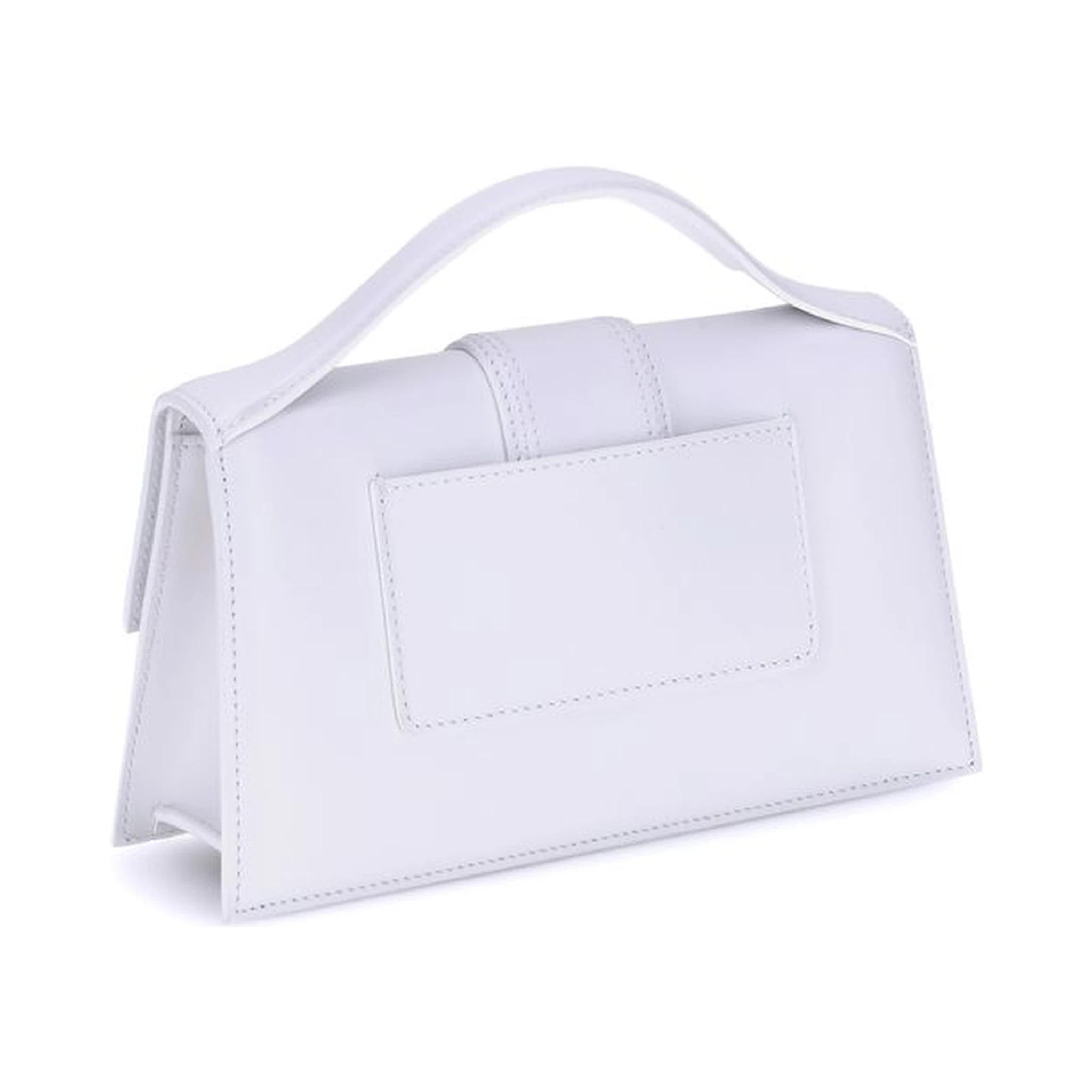 White Calf Leather Bos Taurus Handbag
