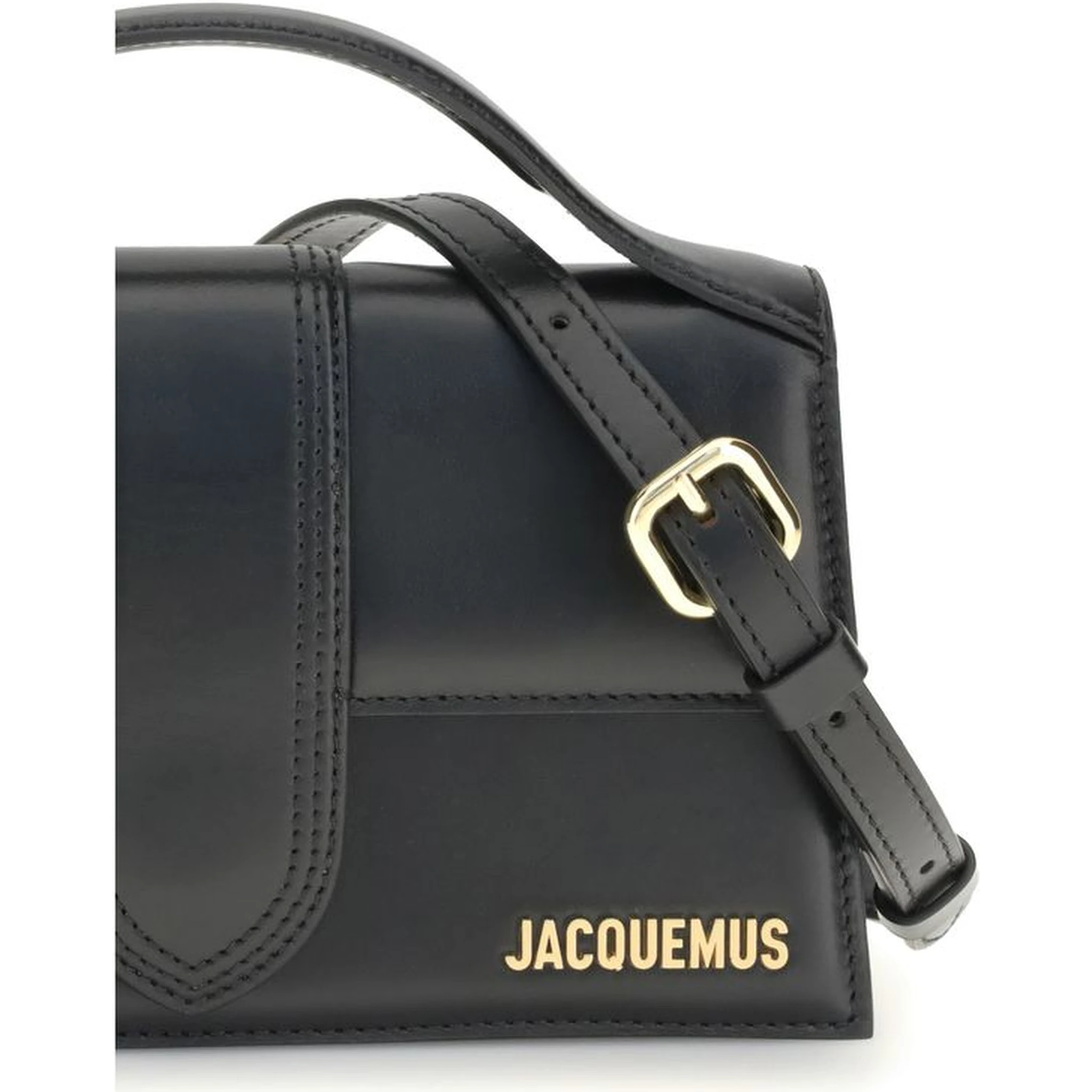 Black Calf Leather Bos Taurus Handbag