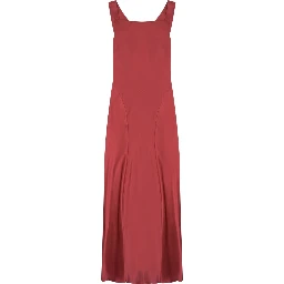 satin long dress