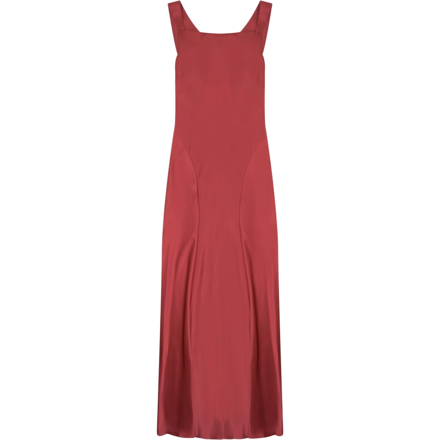 satin long dress