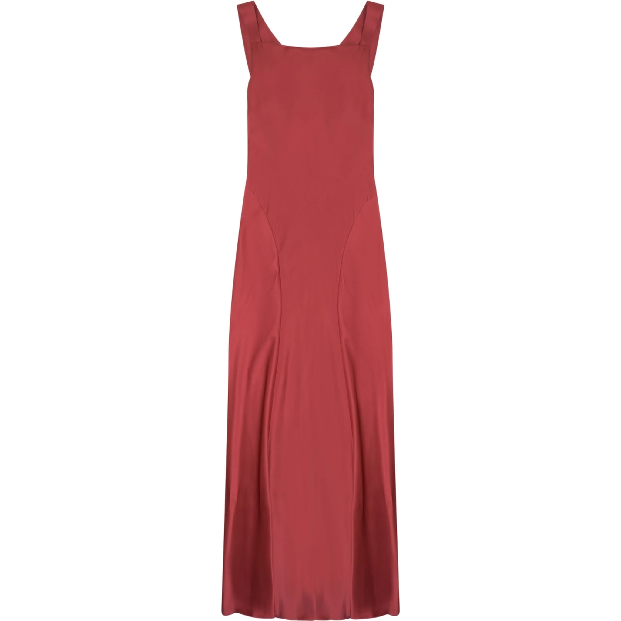 satin long dress
