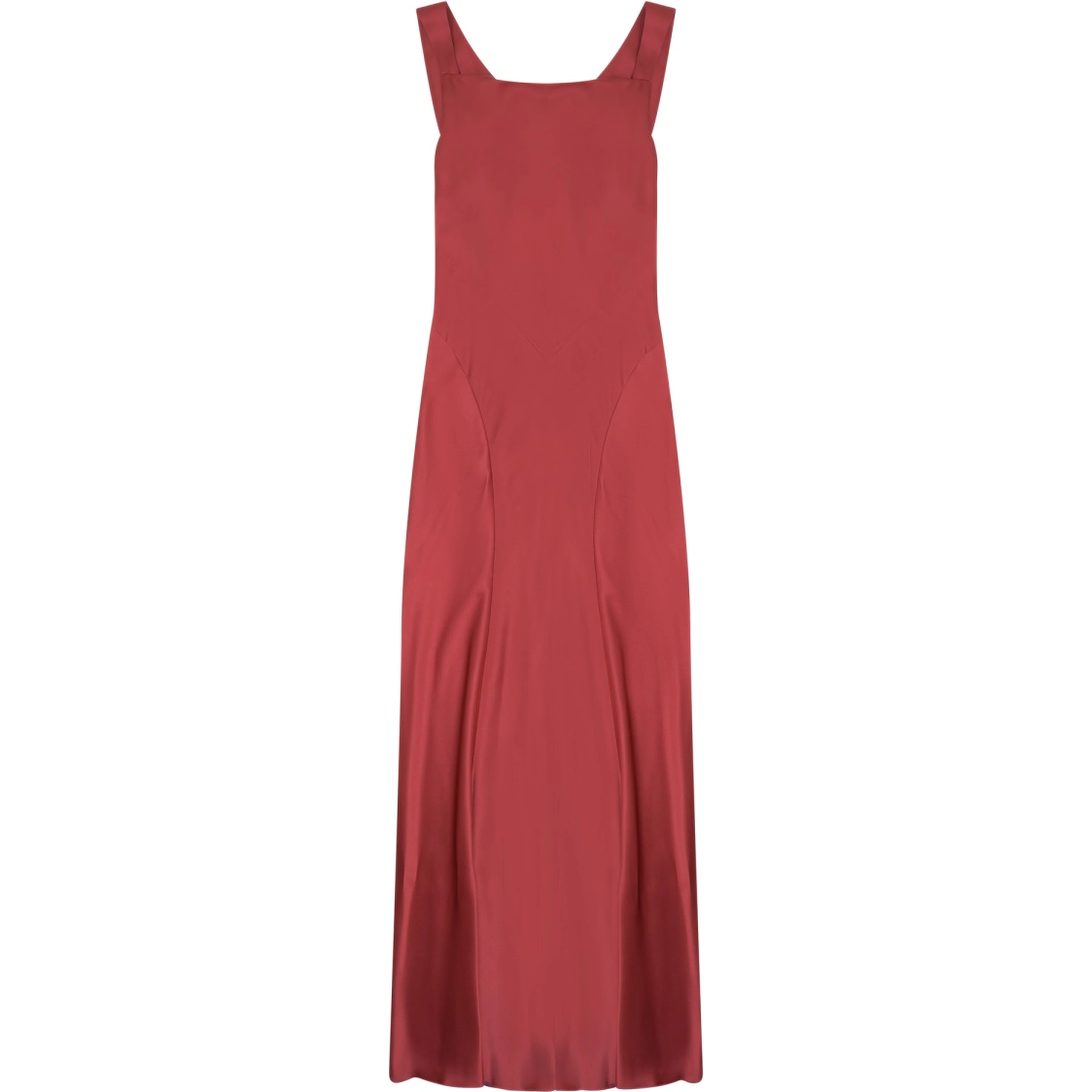 satin long dress
